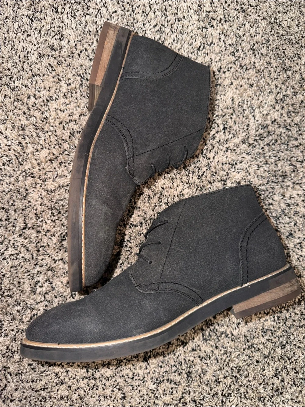 Rye Black Suede Chukka Boots Men's Size 8
